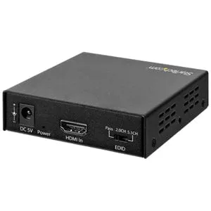StarTech.com 4K HDMI Audio Extractor with 4K 60Hz Support - Functions: Audio Extraction, Audio De-embedding - 4096 x 2160 - 1 Pack