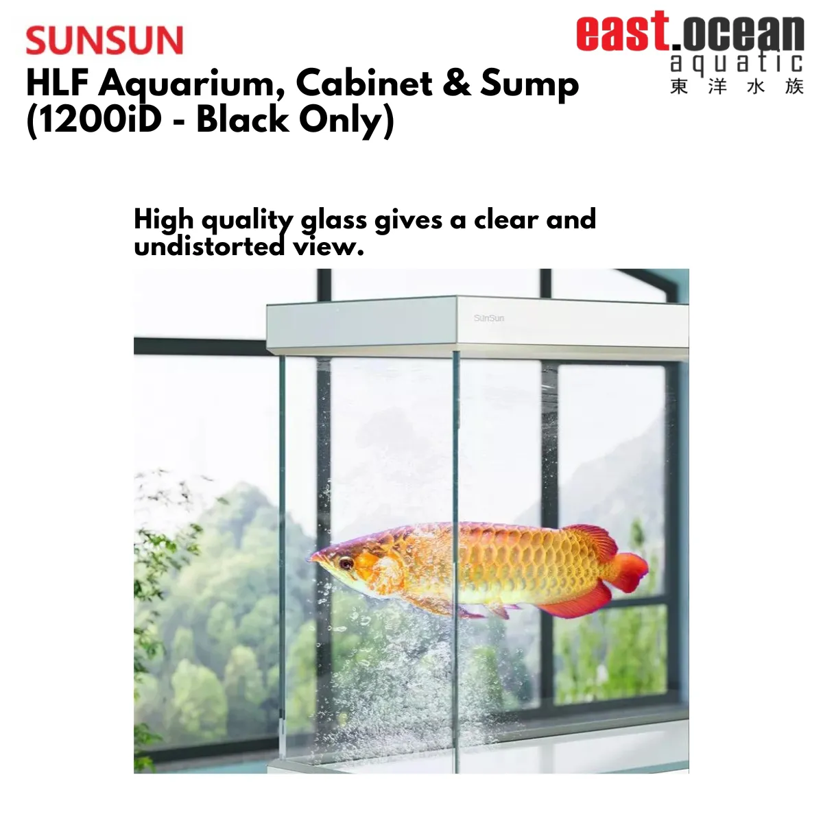 SUNSUN HLF-1200ID Tank set with sump (BLACK / WHITE)