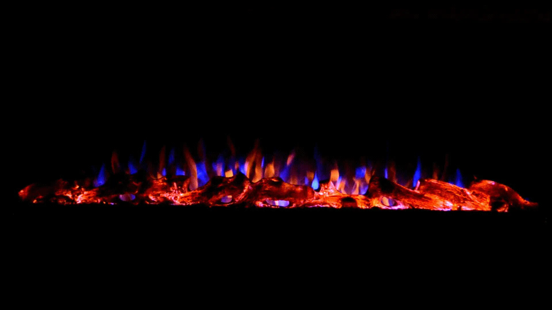 The Sideline 40 Inch Recessed Smart Electric Fireplace 80027