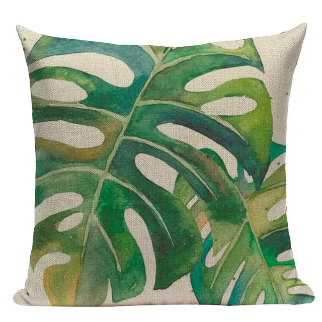Tropical Leaves Pillow Cases