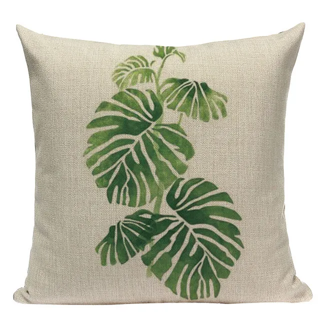 Tropical Leaves Pillow Cases