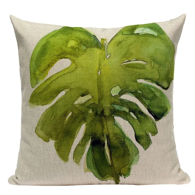Tropical Leaves Pillow Cases