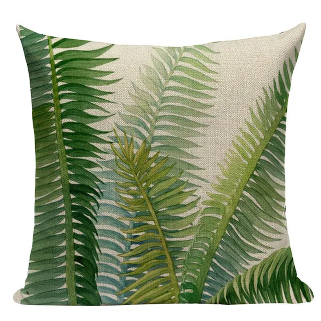 Tropical Leaves Pillow Cases