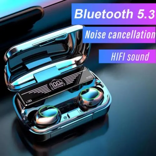 TWS Bluetooth 5.3 Wireless Earbuds with Charging