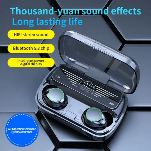 TWS Bluetooth 5.3 Wireless Earbuds with Charging