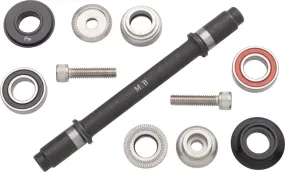 Ultra New Hub Axle Kit for 120mm Rear Free/Free Black