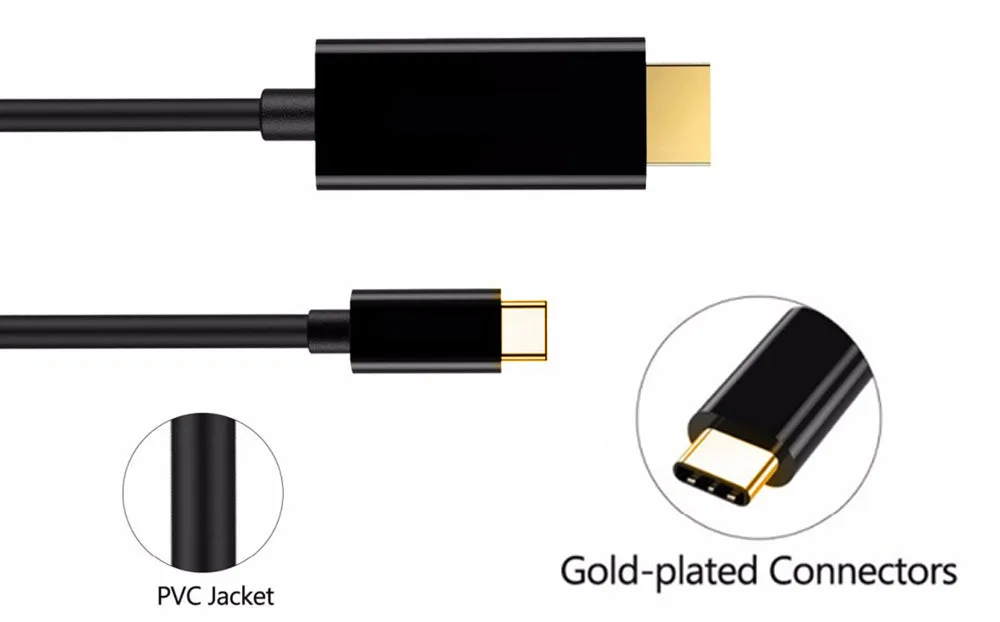Usb C To Hdmi Cable 1.8m for macbook, chrome book