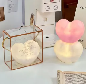 Valentine's Day Love Heart 3D LED Lamp Cute LED Cartoon Lamp