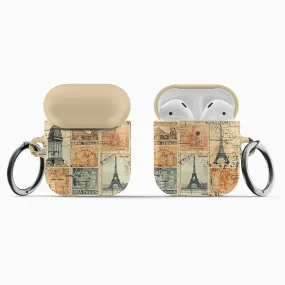 Vintage Travel Stamps AirPod® Case