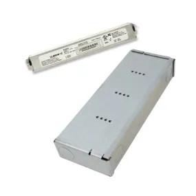 VLM 96 Watts, 24VDC LED Driver   LO-PRO Junction Box, PWM Dimming, 120-277V