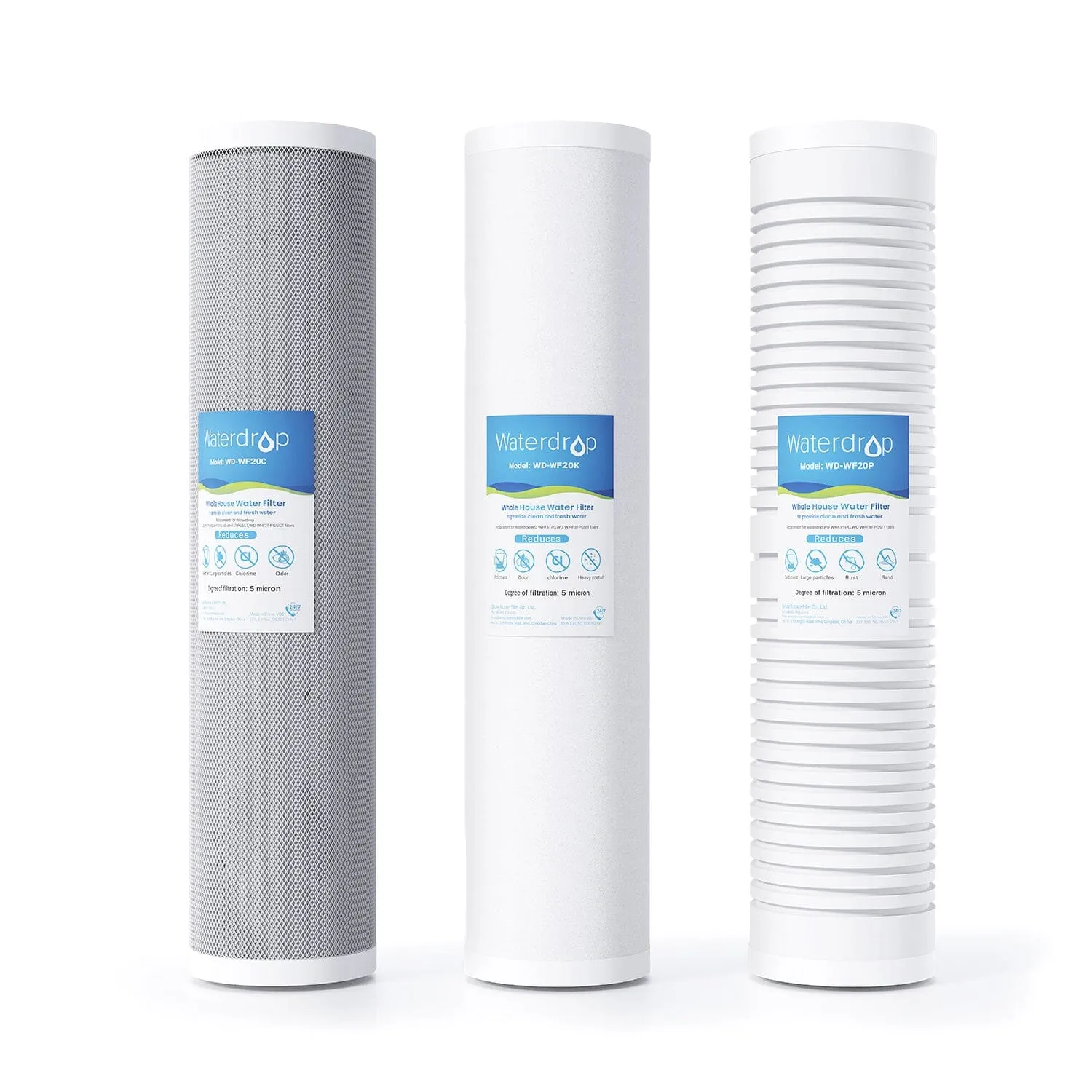 Waterdrop Whole House Water Filter, Replacement for WD-WF20PG
