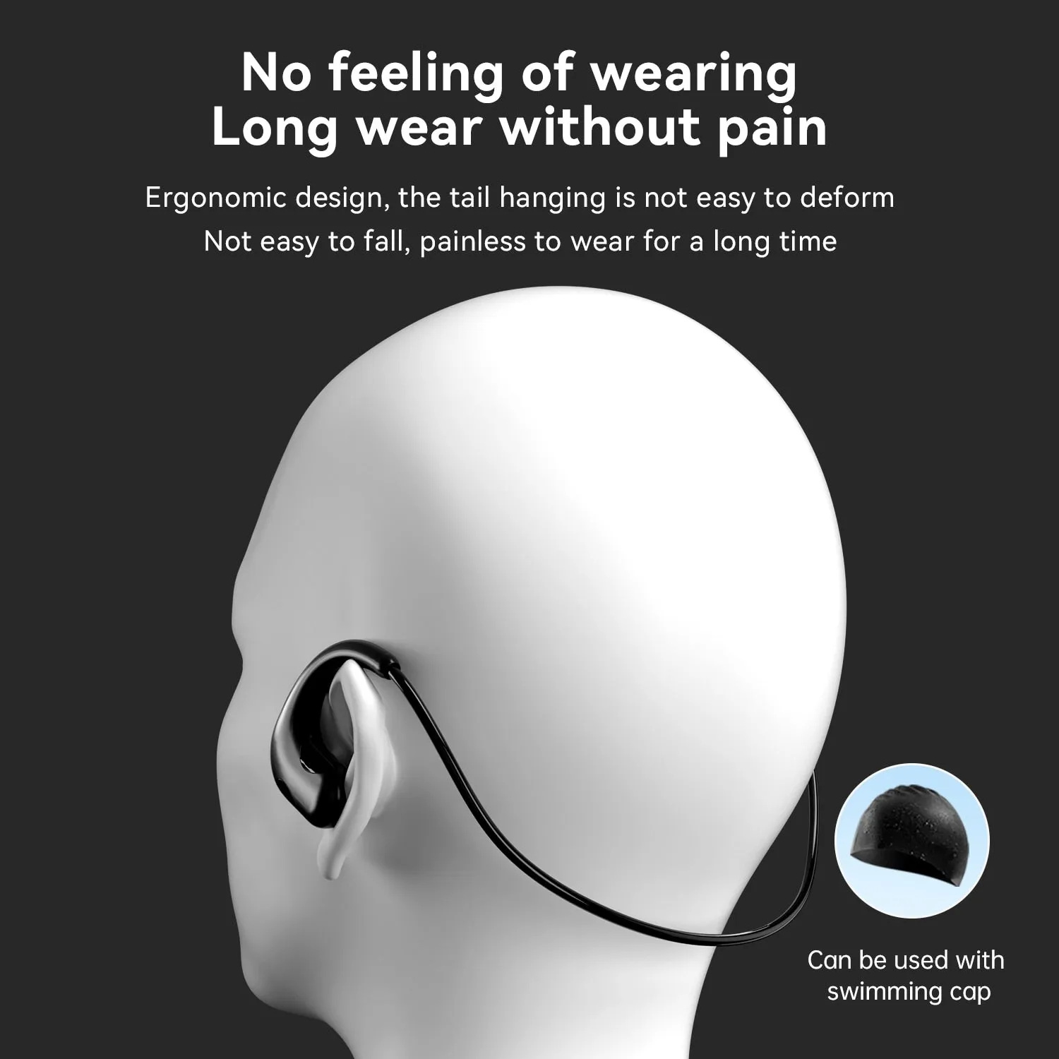 Waterproof Swimming Headphone