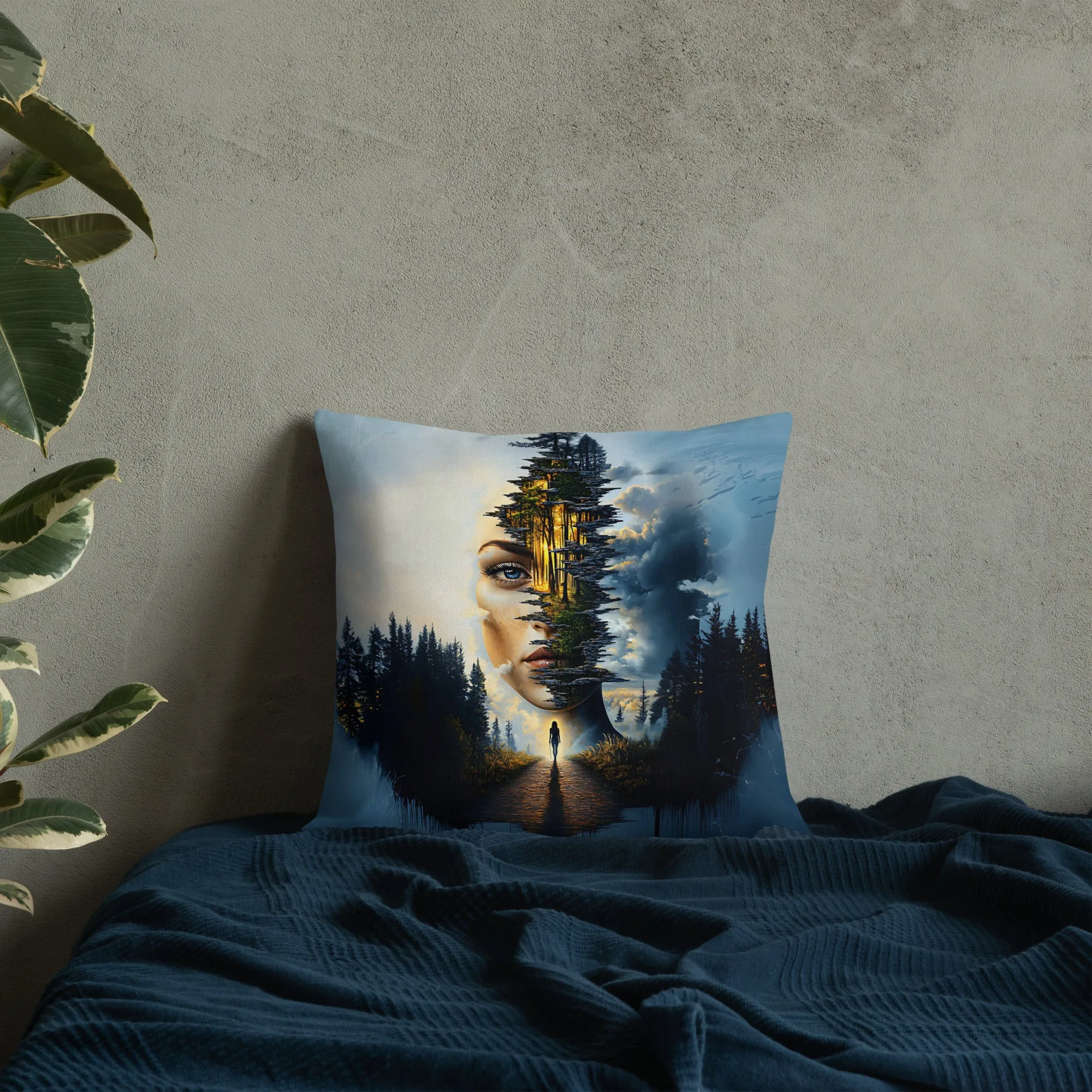 Whispers of Growth Premium Pillow