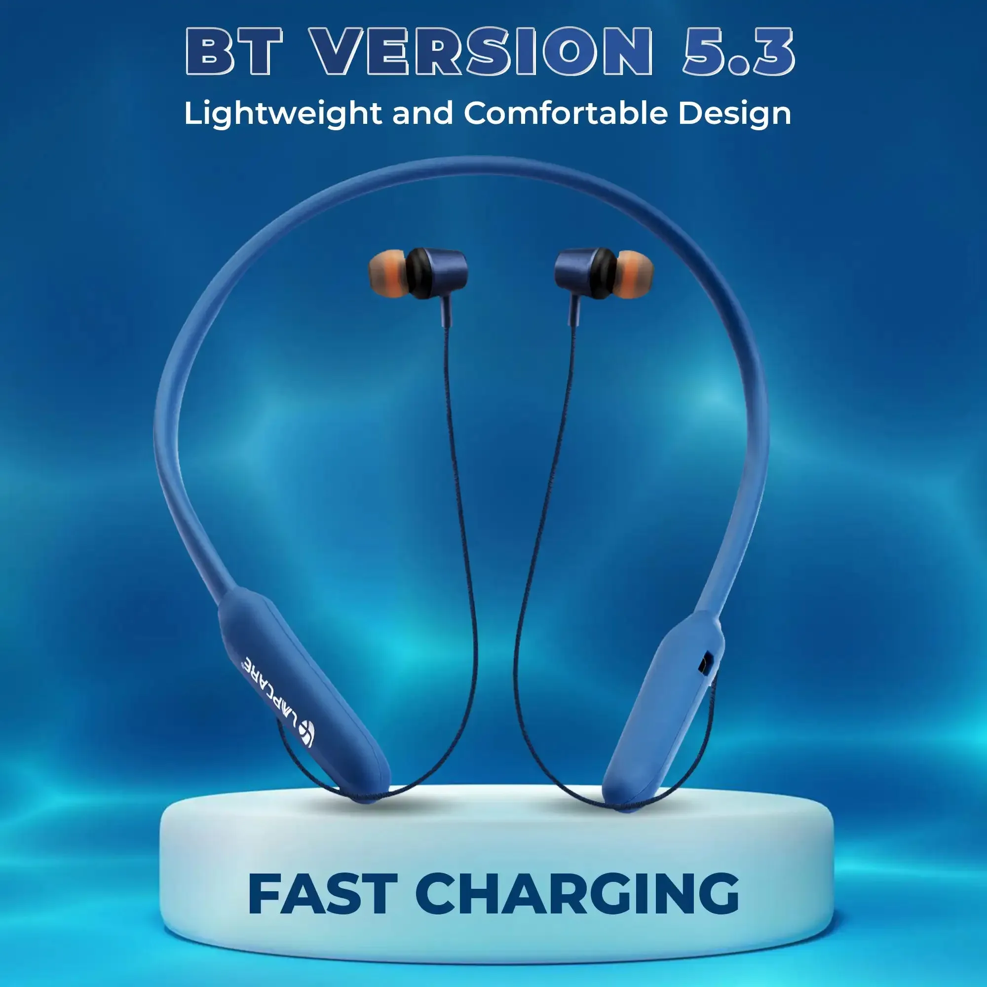 WOOBAND ECO Wireless neckband Blue (LNB-360)