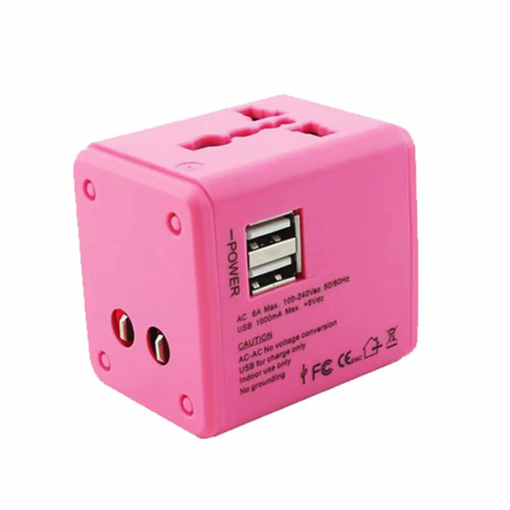 World Travel Power Adapter and Charger for US, EU, UK & AU