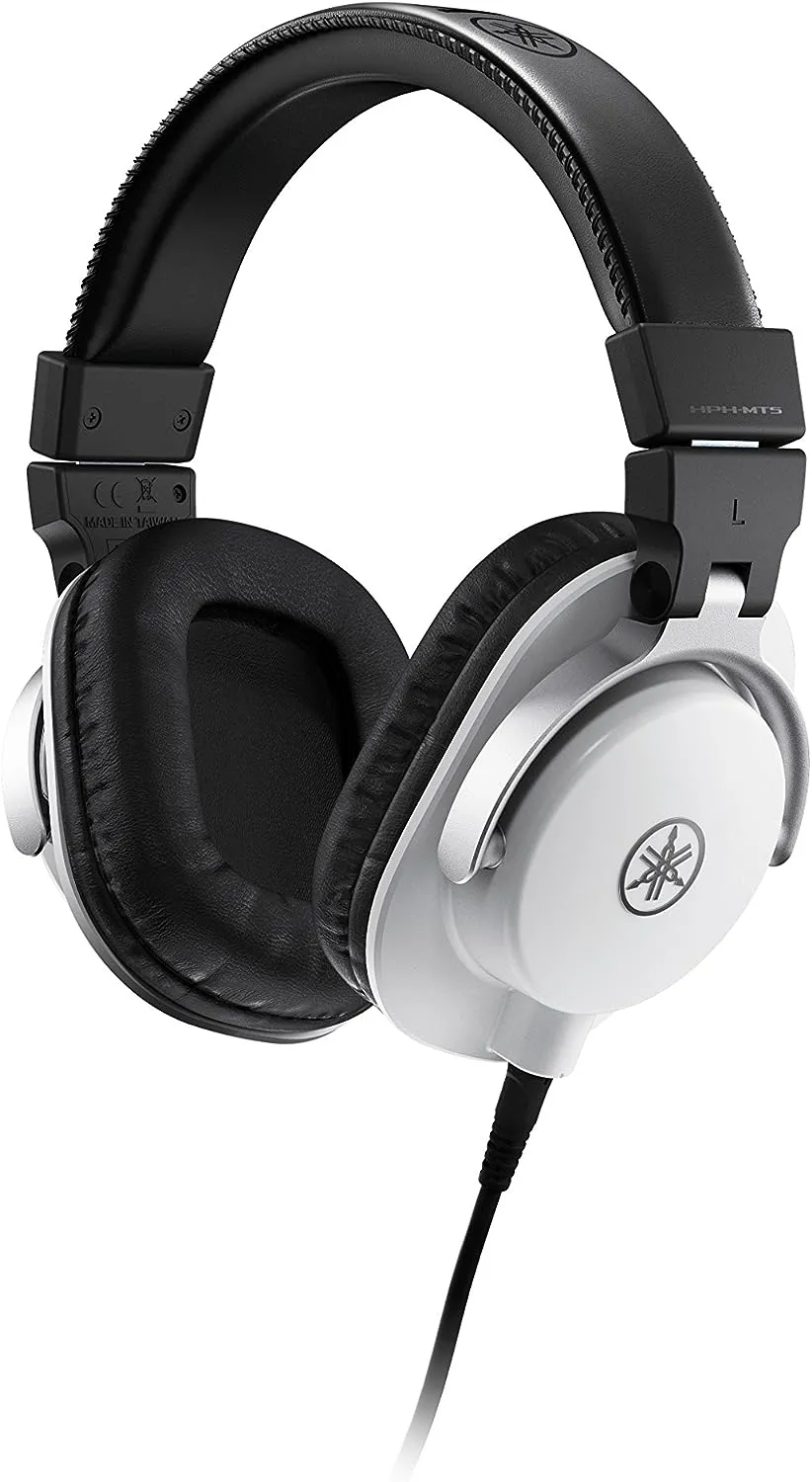 Yamaha HPH-MT5W Over-ear Headphones  White