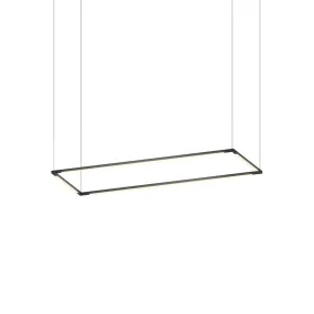 Z-Bar Medium Rectangle Pendant